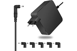 FEWRJG Cargador Universal 65W 45W para ASUS VivoBook ZenBook 14 15 17 S14 S15 S17 Notebook Lenovo IdeaPad Replacement con 5 Conectores Diferentes