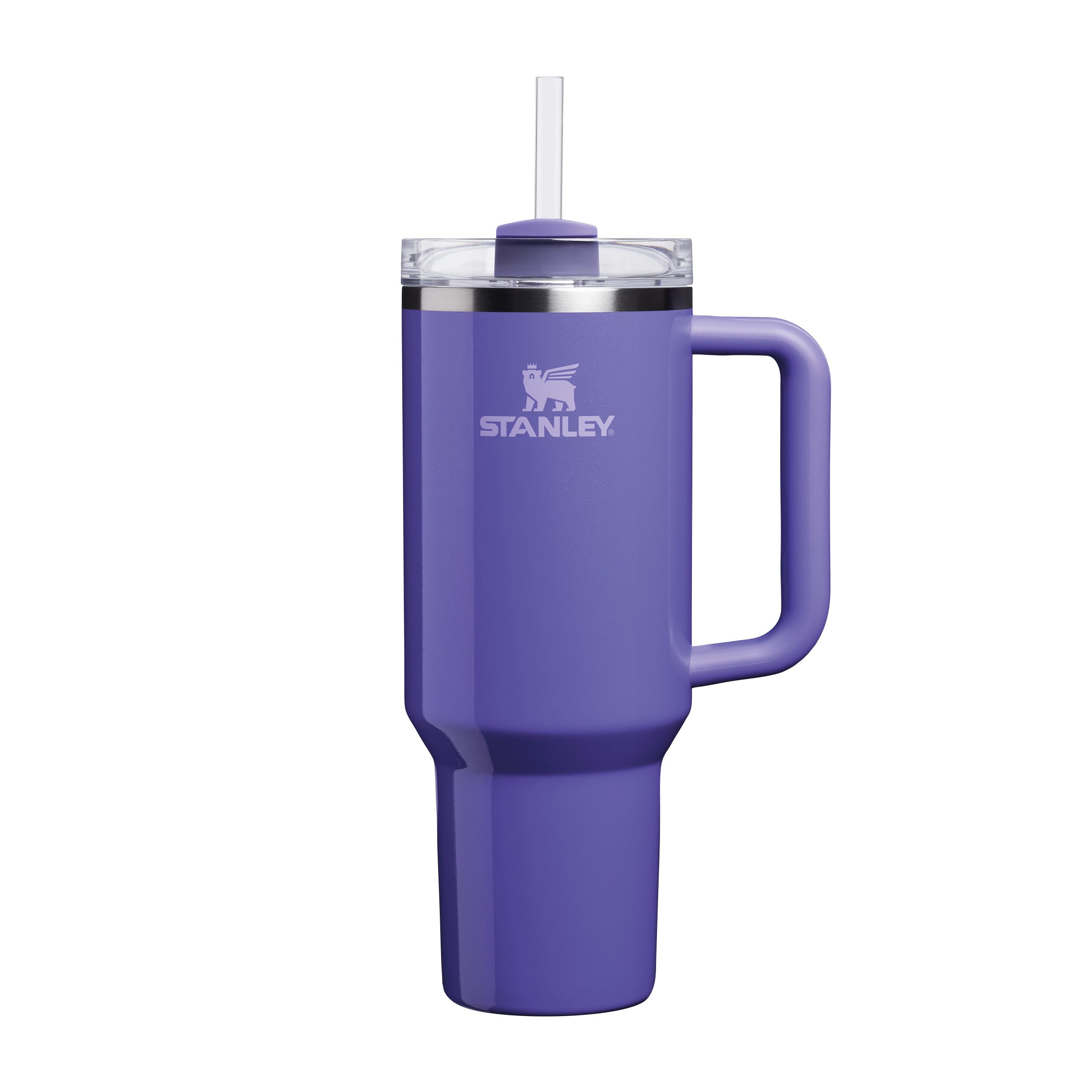 Stanley Quencher Pipetli Termos Bardak, 1.18 Litre, Parlak Mor (Dahlia Shimmer)