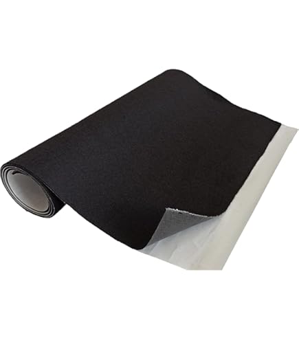 Tessuto Autoadesivo Microfibra 300x150cm - Nero, Elasticizzato, Per Interni Auto E Decorazione - Foto 6