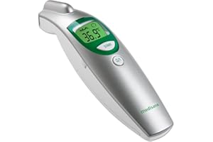 medisana FTN Termómetro clínico, Sin contacto, Infrarrojo, Para la frente, Para bebés, Niños y adultos, Incluye función de memoria