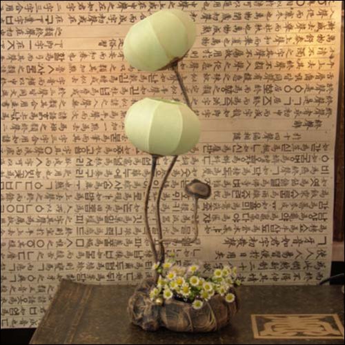 2 Laternen Weiss Tischlampe Papier Dekorlampe Porzella Wohnzimmer Schlafzimmer