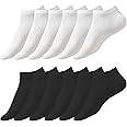 KEYRI 6 Pairs Women’s Ankle Socks Low Cut Trainer Socks, Athletic Sosks Sports Sock Unisex Casual Sock, All Seasons Sosk Soft Durable Breathable Size 4-7 One Size Fits All