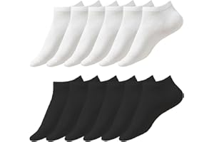 KEYRI 6 Pairs Women’s Ankle Socks Low Cut Trainer Socks, Athletic Sosks Sports Sock Unisex Casual Sock, All Seasons Sosk Soft Durable Breathable Size 4-7 One Size