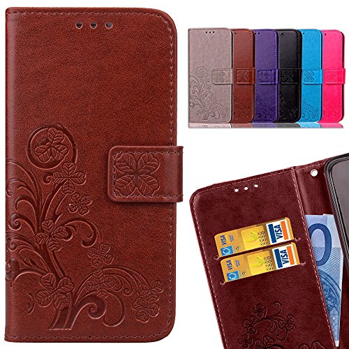Lemorry Oppo A83 Case Leather Flip Wallet Pouch Slim Fit