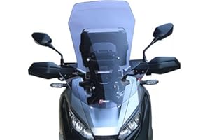 BOPPON FACO 28696 Cupolino Fumé Chiaro Alto, Compatibile con Honda per X-ADV 750 (2017-2020), 687x490 mm, 16,7 cm Più Alto