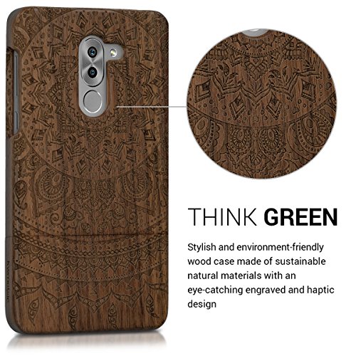 kwmobile Funda para Huawei Honor 6X GR5 2017 Mate 9 Lite - Carcasa de Madera para m vil - Case Trasero Duro con dise o de Sol hind reviews kwmobile Funda para Huawei Honor 6X GR5 2017 Mate 9 Lite - Carcasa de Madera para m vil - Case Trasero Duro con dise o de Sol hind
