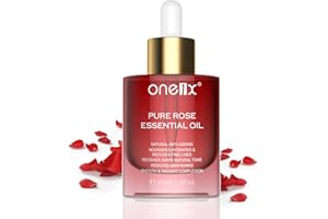 SEFUDUN Rose Oil,100% reines Rosenöl zur Gesichts- und Hautpflege, Anti-Aging-Falten, Perfekt für Aromatherapie, Körpermassage, Entspannung-30ml-Ätherisches Rosenöl