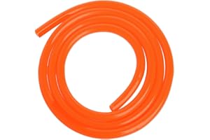 qiuxiaoaa 1M Motocicletta Carburante Gasolio Tubo mandata Tubo Benzina Tubo Benzina 5 Mm I/D 8 Mm O/D Carburante Moto Arancione