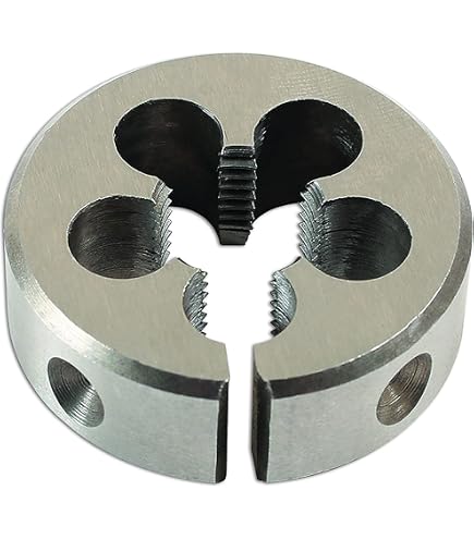 Sourcing Map M12 X 1 Filière Filetage Gauche Main Métrique Rond - Acier Allié Robuste