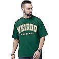 Veirdo® Pure Cotton Green, Royal Blue, Red, Navy Blue & Swan White Oversized Fit Originals Typographic Printed Half Sleeve T-Shirt for Men & Boys (Available in Sizes S to 2XL)
