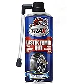 Trax Lastik Tamir Kiti, Acil Durum Oto Lastik Tamir ve Şişirme Spreyi, 400 ml