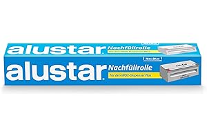 JET-CUT Alustar Rotolo di Ricarica per erogatore in acciaio inox, 30 cm x 70 m, alluminio extra-robusto