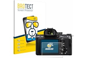 BROTECT Protective Glass for Sony Alpha 7 III / 7R II / 7S II Protective Film Tempered Glass [Extremely Scratch-Resistant 9H, Anti-Fingerprint, Ultra Transparent]