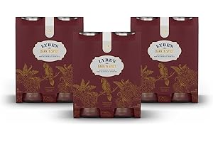 Lyre's Dark & Spicy - Cocktail sans alcool, Prêt à boire/ Prémélange, Premium, Paquet de 12 (3 paquets de 4 x 250ml)