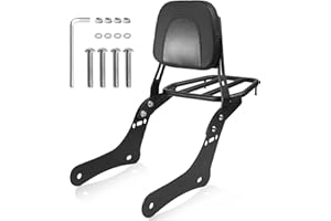 Eumti Motorcycle Sissy Bar Detachable Rear Passenger Backrest with Luggage Rack Backrest Pad for Honda Rebel 1100 1100T CMX1100 DCT 2021-2024 Replace OEM P/N:08R71-MLA-A00MLA-A00