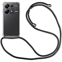 Betterfon Hülle Mit Halsband Für Xiaomi Redmi Note 13 Pro 4G – In Grau, Mit Handykette, Stoßfest, Länge Verstellbar