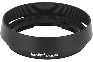 Haoge LH-ZM35 Bayonet Metal Round Lens Hood for Carl Zeiss Distagon T 1.4/35 35mm f1.4 ZM Lens Black