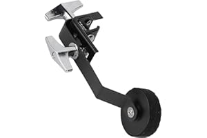 GATUXE Silencieux de contrôle de tonalité, sourdine pour caisse claire Alliage précis du métal pour caisse claire pour contrôler ou éliminer les harmoniques excessives(le noir)