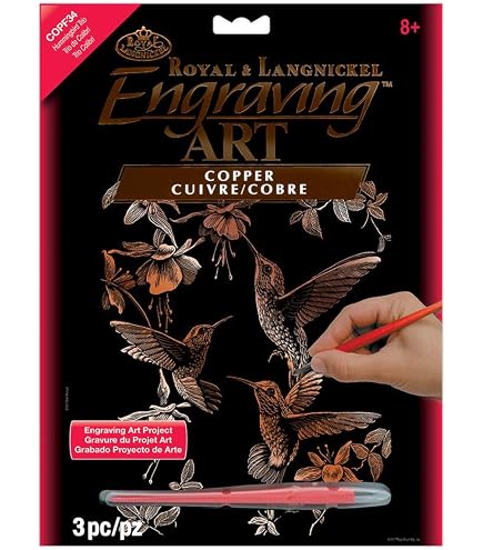 Royal & Langnickel Set D'Arte Incisione Oro - Formato A4 Con Leopardo Sull'Albero - 2