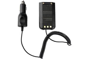 Retevis Battery Eliminator 2000mAh Billaddare 12-24V Kompatibel med Tvåvägsradio RT3 RT3S TYT MD-380 MD-390 DP-29 DMR Walkie