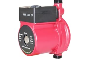 DENKER ELEGANCE AND QUALITY DENKER Bomba de Agua Circulacion de Agua 100w 1800L/H Domestico Presurización Doméstica Electrobomba Red Hidráulica Grupo de Presión Recirculación de Agua Bomba Presurizadora Duchas Baños Cocina