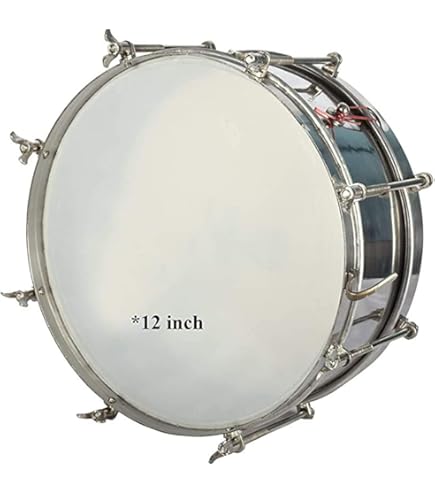 Rullante Da 12 Pollici Per Principianti - Con Bacchette, Tracolla E Chiave, Per Band Studentesche - Foto 12