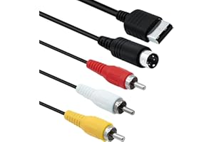 Gam3Gear Mcbazel S AV S Vidéo Câble audio RCA vidéo pour Sega Dreamcast
