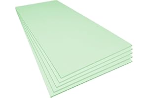 Styrodur 1,0 cm x 56 cm x 117 cm 5 Platten Dämmplatten geeignet für Badsanierungen Fußbodendämmung Trittschalldämmung Modellbau Landschaftsmodellbau und Architekturmodellbau