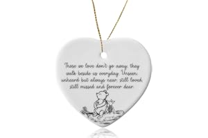 DSZEMIE Sympathy Gift, Memorial Heart Ceramic Keepsake, Thinking of You Gifts, Grieving Gifts for Friend, Ceramic Heart Sympathy Sadness Grief Gift for Loss of Loved One | Bereavement & Remembrance Keepsake