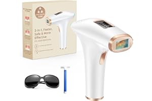 Hikyskin IPL Hair Removal Device - Faster & 3 in 1 & Painless, at-Home Laser Hair Remover for Women and Men, Body and Face