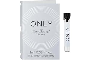 PheroStrong ONLY for Men 1 ml - Perfume de Feromonas Sexuales Extra Fuerte Para Hombre para Atraer a la Mujer colonia de larga duración - Feromonas para hombre atraer mujeres - Fragancias Tamaño Viaje