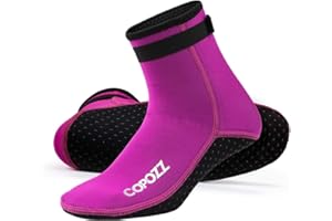 ‎COPOZZ COPOZZ 3mm Tauchsocken Neoprensocken für Erwachsene Damen Herren, Dicke Tauchsocken Wassersport Schwimmen Socken für Schwimmen, Schnorcheln, Segeln, Surfen Wassersport