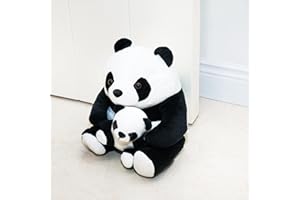 Forecronic Niedliche Türstopper Dekorative Türstopper für Haus und Büro, Panda beschwert Innenraum Türstopper Stoff gefüllte Tier Türstopper Boden dekorativ