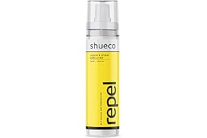 shueco Shoe Protector Waterproofing Spray | Liquid and Stain Repellent, 100ml, Clear