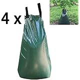 Hezhu Baumbewässerungstasche 20 Gallonen Gießbeutel mit langsamer Freigabe für zur langzeit Bewässerungssystem (4 PCS)