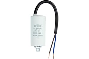 EDI-TRONIC Kondensator rozruchowy kondensator silnikowy kondensator roboczy kabel 2µF 450 V