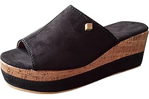 WOXIHUAN Ciabatte Donna Estive Eleganti Alte Pantofole Zeppa Alta Ciabatte zeppa Donna Sandali Ragazza Con Tacco E Plateau In Sughero con Paillettes Sandalo Da Spiaggia Mare Piscina Scarpe Platform