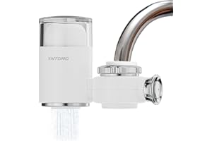 XNTONG - Wasserfilter Wasserhahn, Wasserhahn Filter Für Zuhause, Küche, Aktivkohle, Kann Entfernt ​Blei, Chlor, Sand, chwermetalle und Andere Schadstoffe
