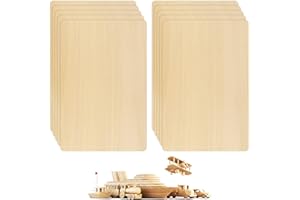 TWIRUSH 10 Stück Balsaholz Platten Sperrholz 300mm x 200mm x 1.5mm, Balsabretter für DIY Handwerk Modell Flugzeug Schiff Holzarbeiten Boot Häuser und andere Gebäude