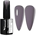 VENALISA 15ml Gel Nail Polish from BELLE GAGA Grey Brown Color Soak Off UV LED Nail Gel Polish Nail Art Starter Manicure Salon DIY at Home, 0.53 OZ