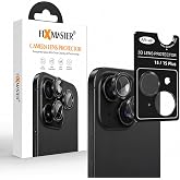 Fixmaster iphone 15-15 Plus Uyumlu Kamera Lens Koruyucu, Siyah, Orijinal Rengiyle Kusursuz Uyum, Darbe Emici, 9H Temperli Cam