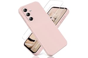 YiKaDa - Hülle für Samsung Galaxy A36 5G & [2 Stück] Schutzfolie, Ultradünnes Weiches TPU Silikon Schutzhülle - Rosa