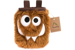 Crafty Climbing - Tangerine Foodie Monster (Chalkbag)