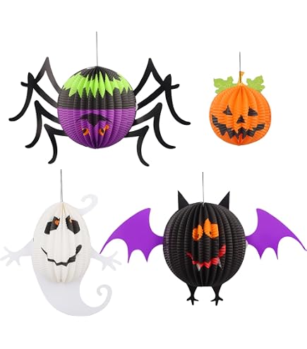 Halloween Laterne, Halloween Papier Laternen, Halloween