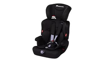 BEBE CONFORT Bebeconfort Ever Safe+, Comfortable, 2-1 Car Seat, 9 months to 12 years, 9-36 kg, Full Black