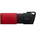 Kingston DataTraveler Exodia M PenDrive USB 3.2 Gen 1 DTXM/128GB - con cappuccio removibile (Nero + Rosso)