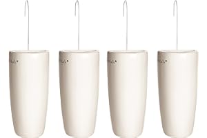 DENNY INTERNATIONAL Crystals White Ceramic Hanging Radiator Humidifiers - Pack of 4