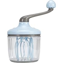 Sbattitore Manuale Kaufgut Eva - Montapanna Con Imbuto, Capacit&agrave; 1 Litro