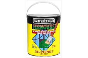 Vernice Gel Antiruggine Fernovus 2,5Lt, Metallizzato Bronzo Ossido Antico, Saratoga