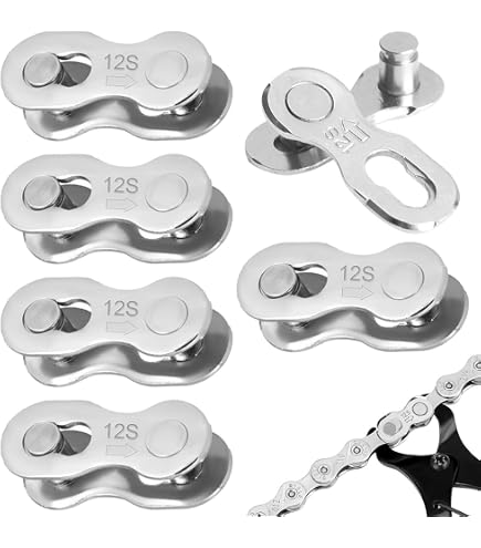 Maillon Demi-chaîne KMC 2105090601 – 1/2 X 1/8, Argenté – Pour Ajustement Précis De La Longueur De Chaîne Vélo